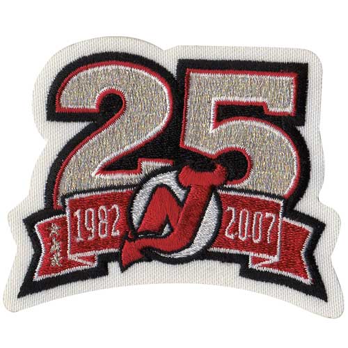2006-07 New Jersey Devils 25th Anniversary Jersey Patch
