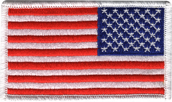 65049 US Flag (Left-facing White Border) 200 PPI
